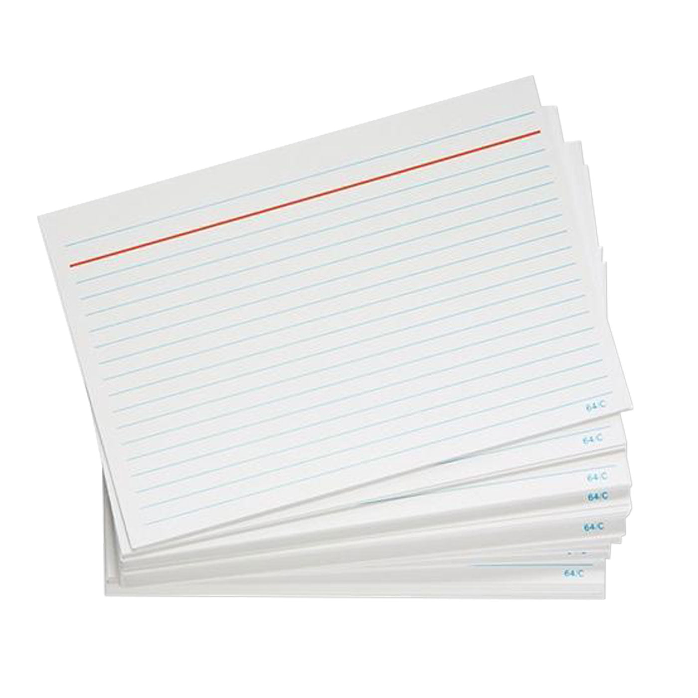 Collins System Cards Ruled 5mm 150 x 100mm White Pack 100 – School Depot NZ