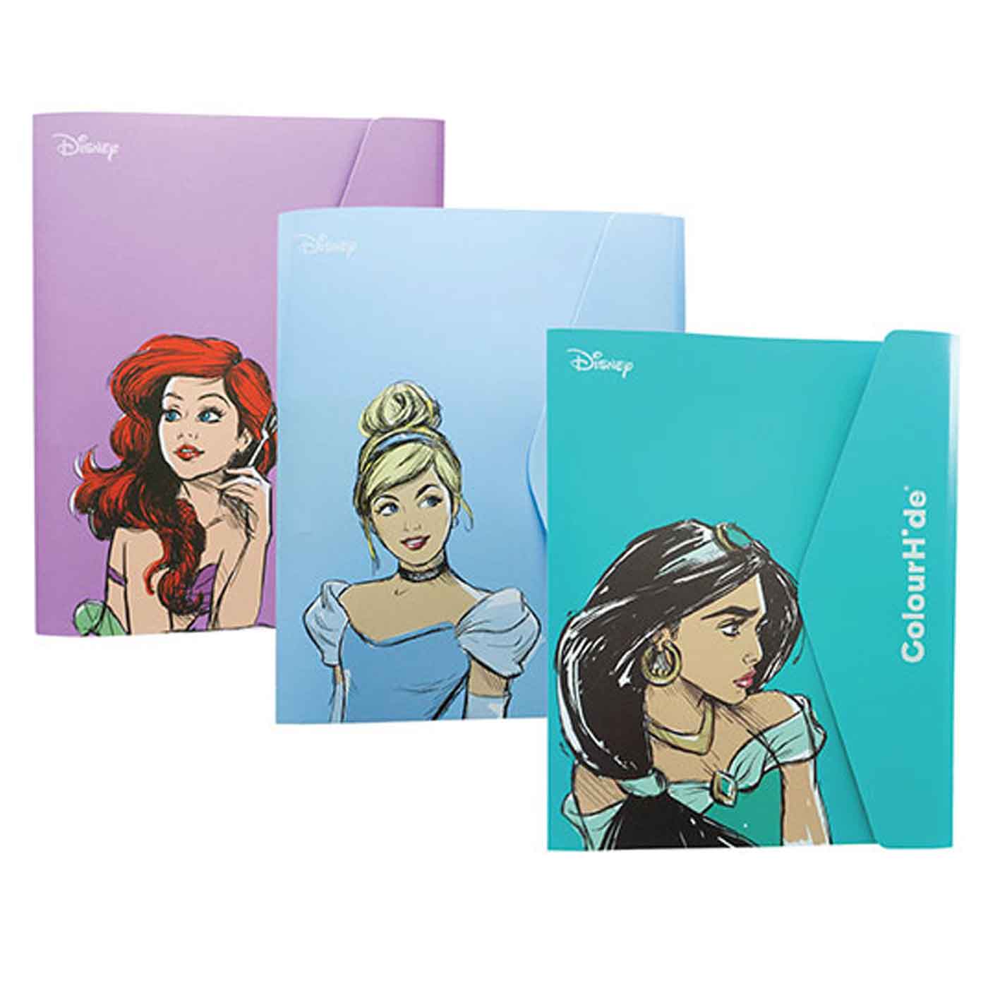 Colourhide Ring Binder A4 Disney Princess Green