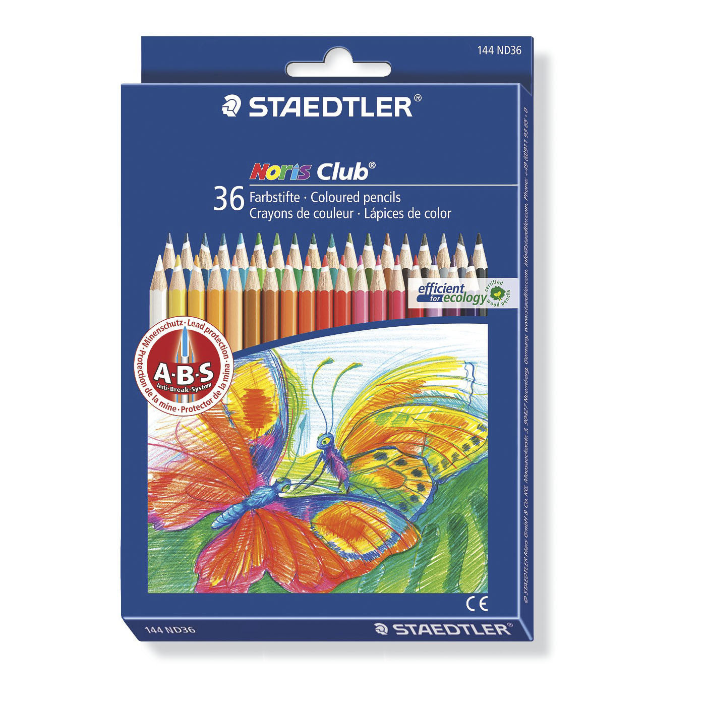Staedtler Colouring Pencils Full Length - 36 Pack - School Depot NZ