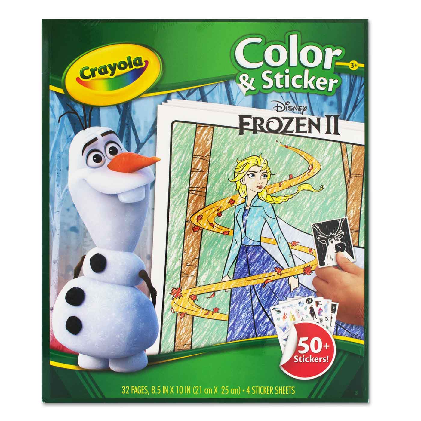 Crayola Colour & Sticker Book 32 Pages Frozen II