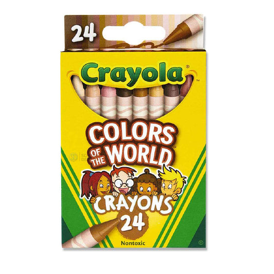 Crayola Crayons Colours of the World Pack of 24