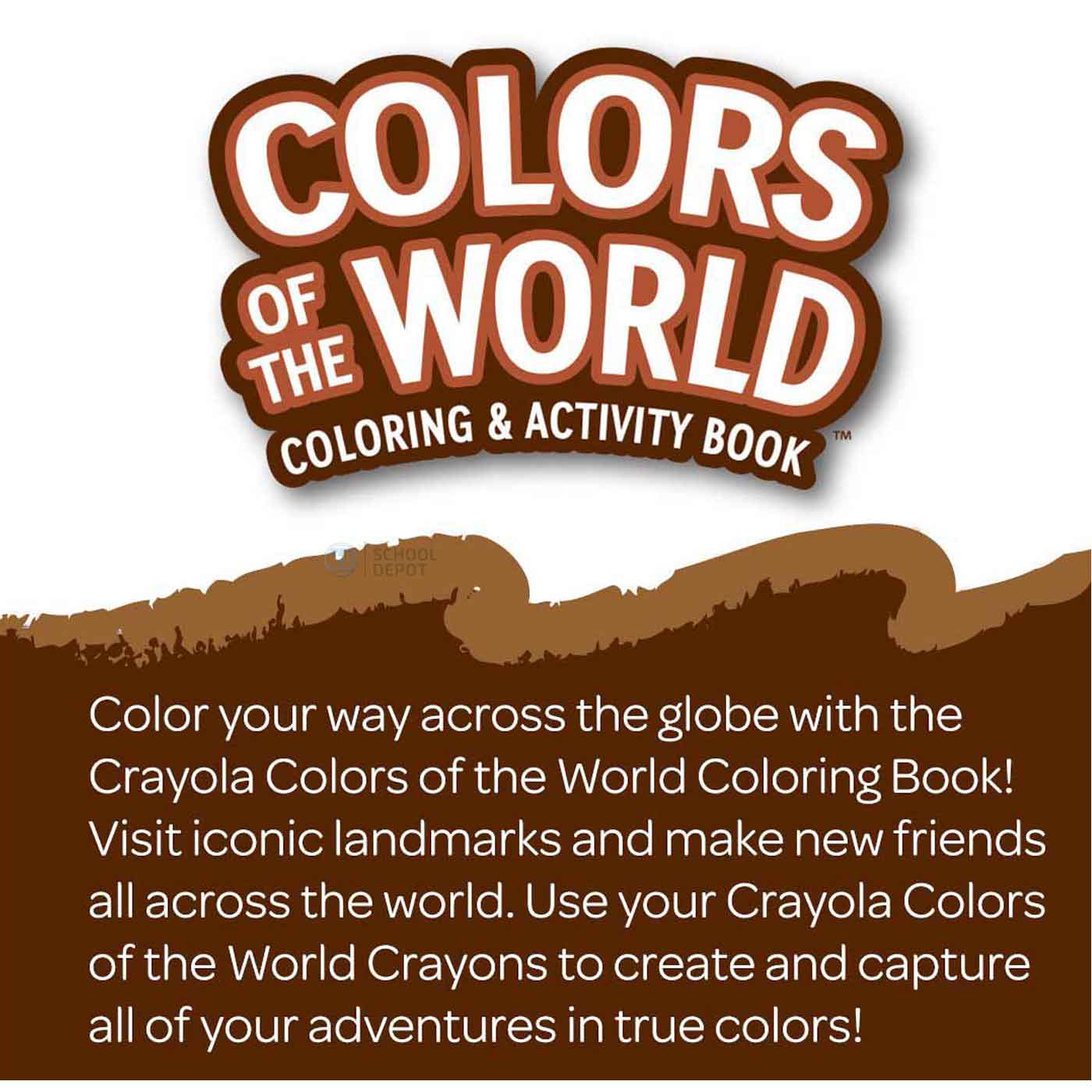 Crayola Colours of the World Colouring Book 48 Pages