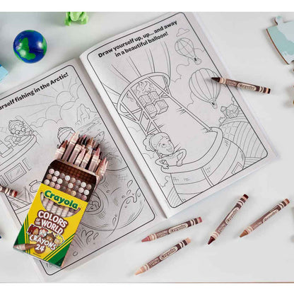 Crayola Colours of the World Colouring Book 48 Pages