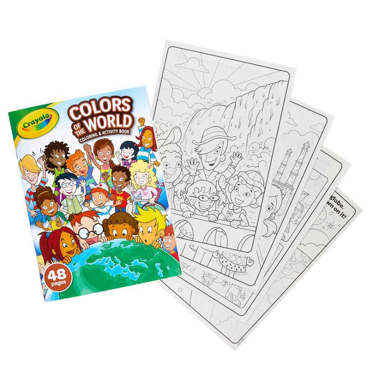 Crayola Colours of the World Colouring Book 48 Pages