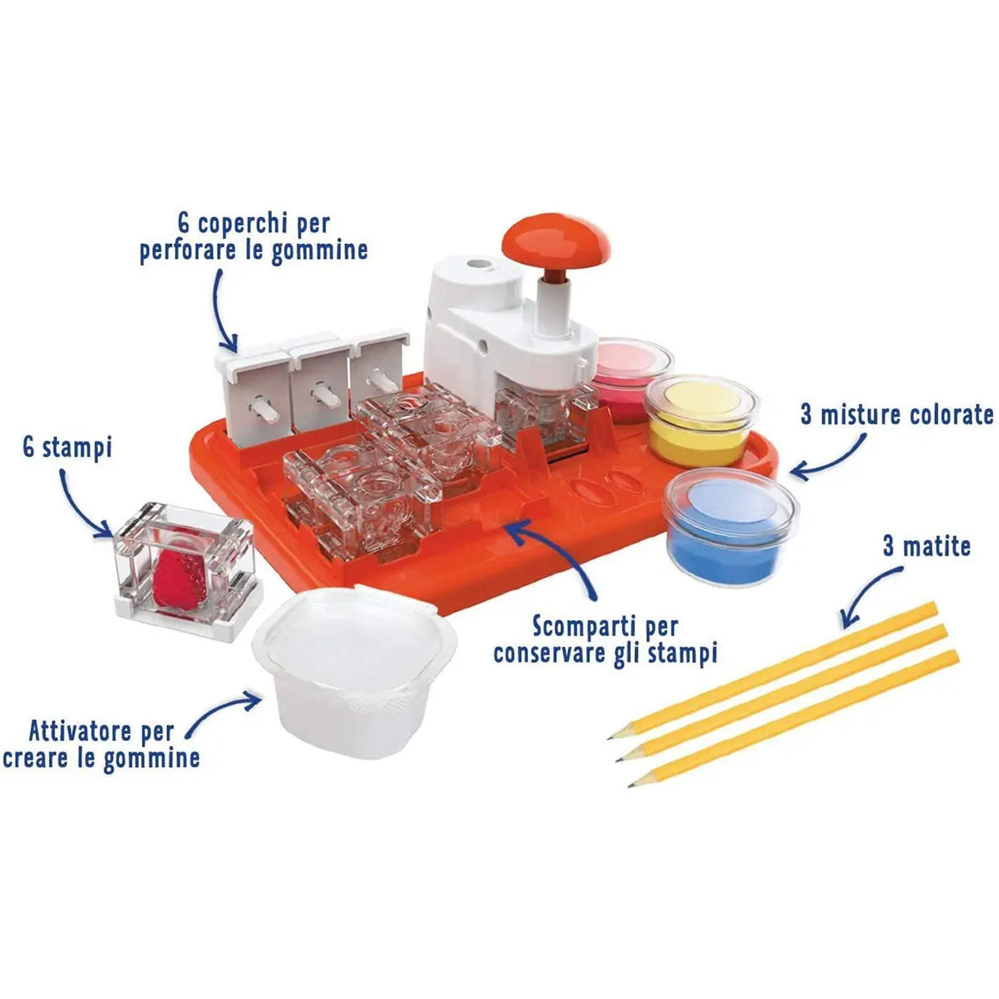 Crayola Eraser-Making Kit 6 Moulds