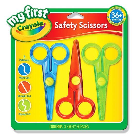 Crayola My First Safety Scissors 3 pc - School Depot NZ