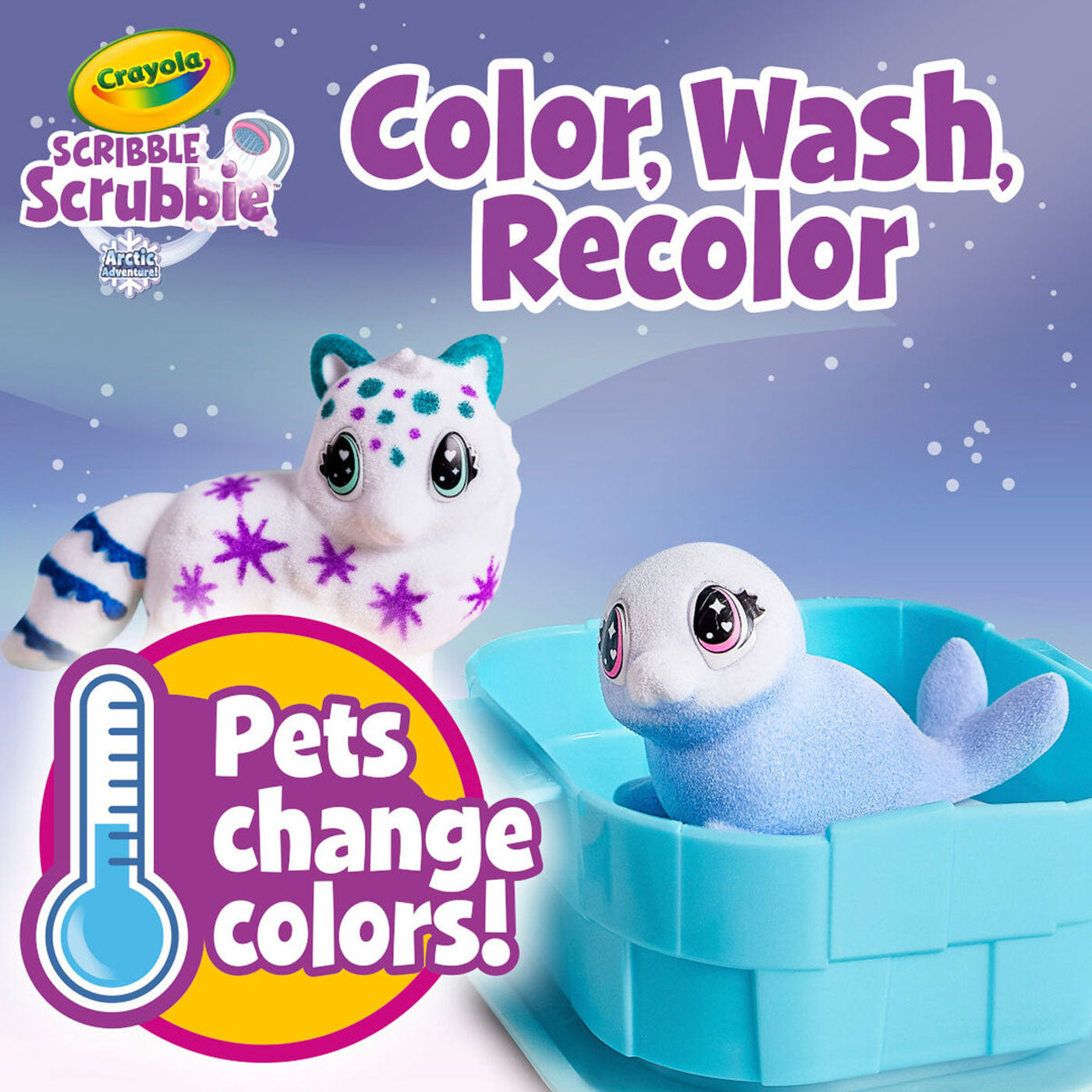 Crayola Scribble Scrubbie Pets Arctic Igloo Playset