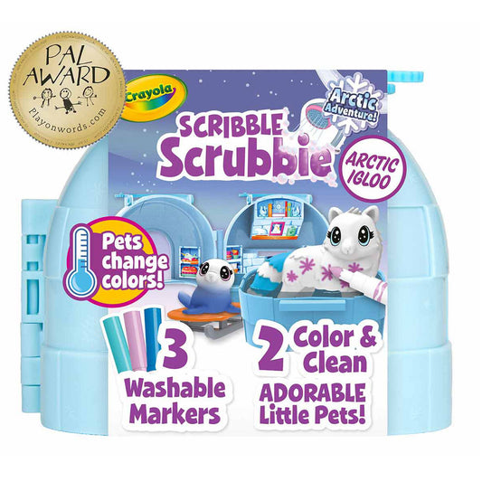 Crayola Scribble Scrubbie Pets Arctic Igloo Playset