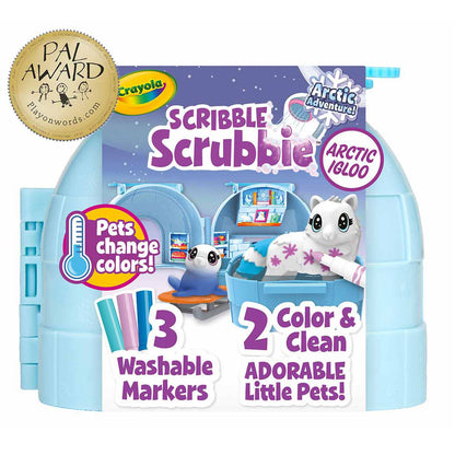Crayola Scribble Scrubbie Pets Arctic Igloo Playset