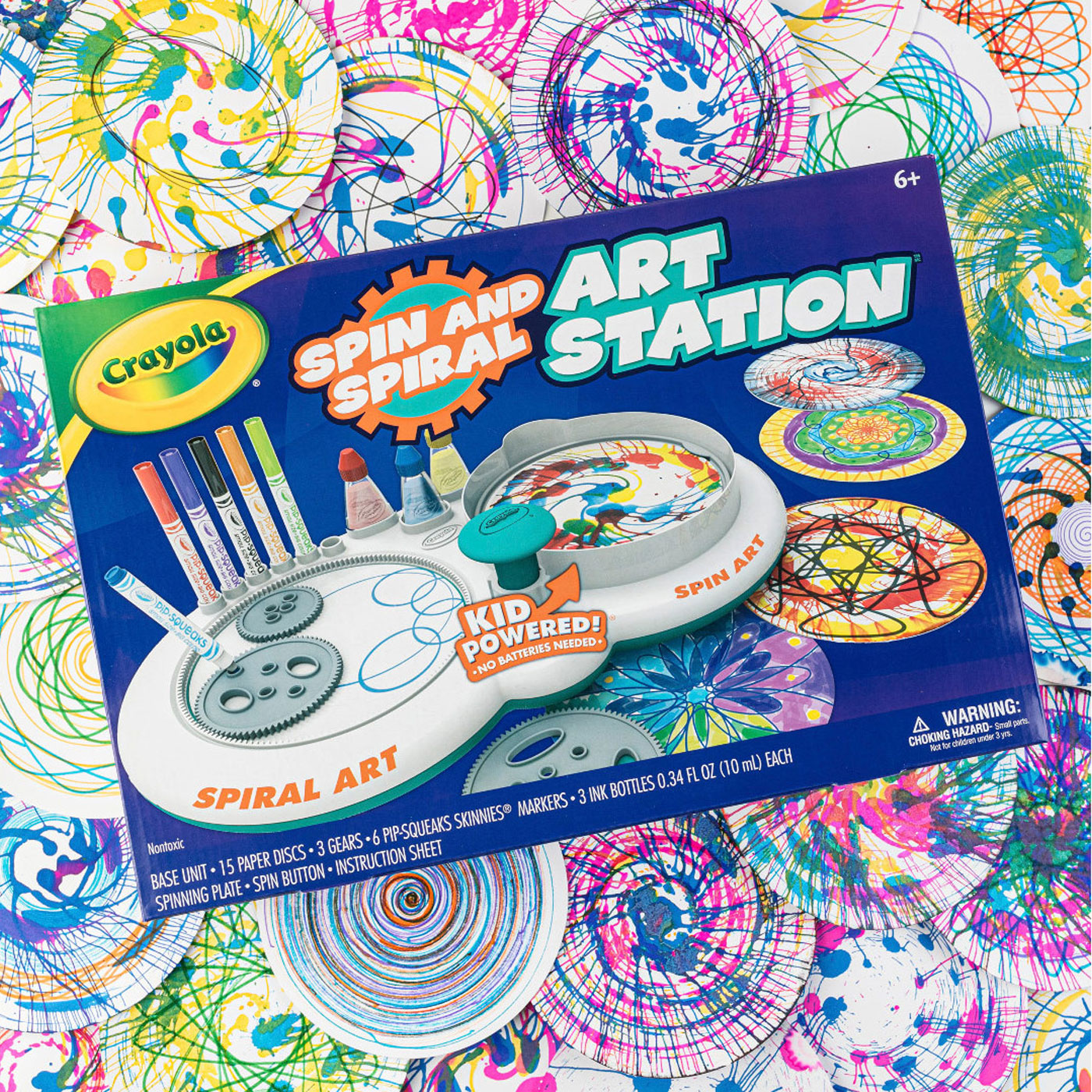 Crayola Spin & Spiral Art Station Deluxe Edition