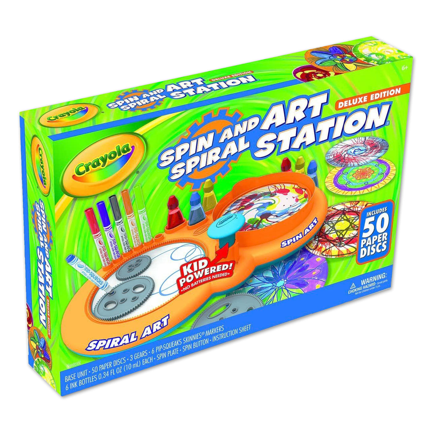 Crayola Spin & Spiral Art Station Deluxe Edition