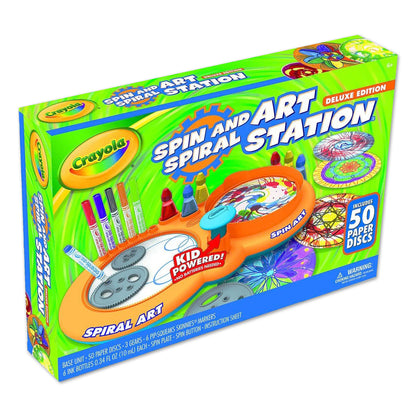 Crayola Spin & Spiral Art Station Deluxe Edition