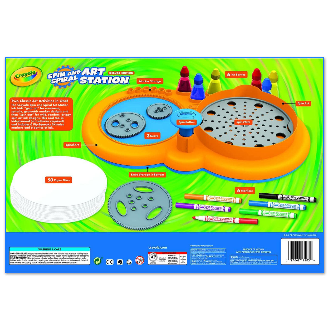 Crayola Spin & Spiral Art Station Deluxe Edition