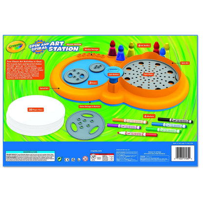 Crayola Spin & Spiral Art Station Deluxe Edition