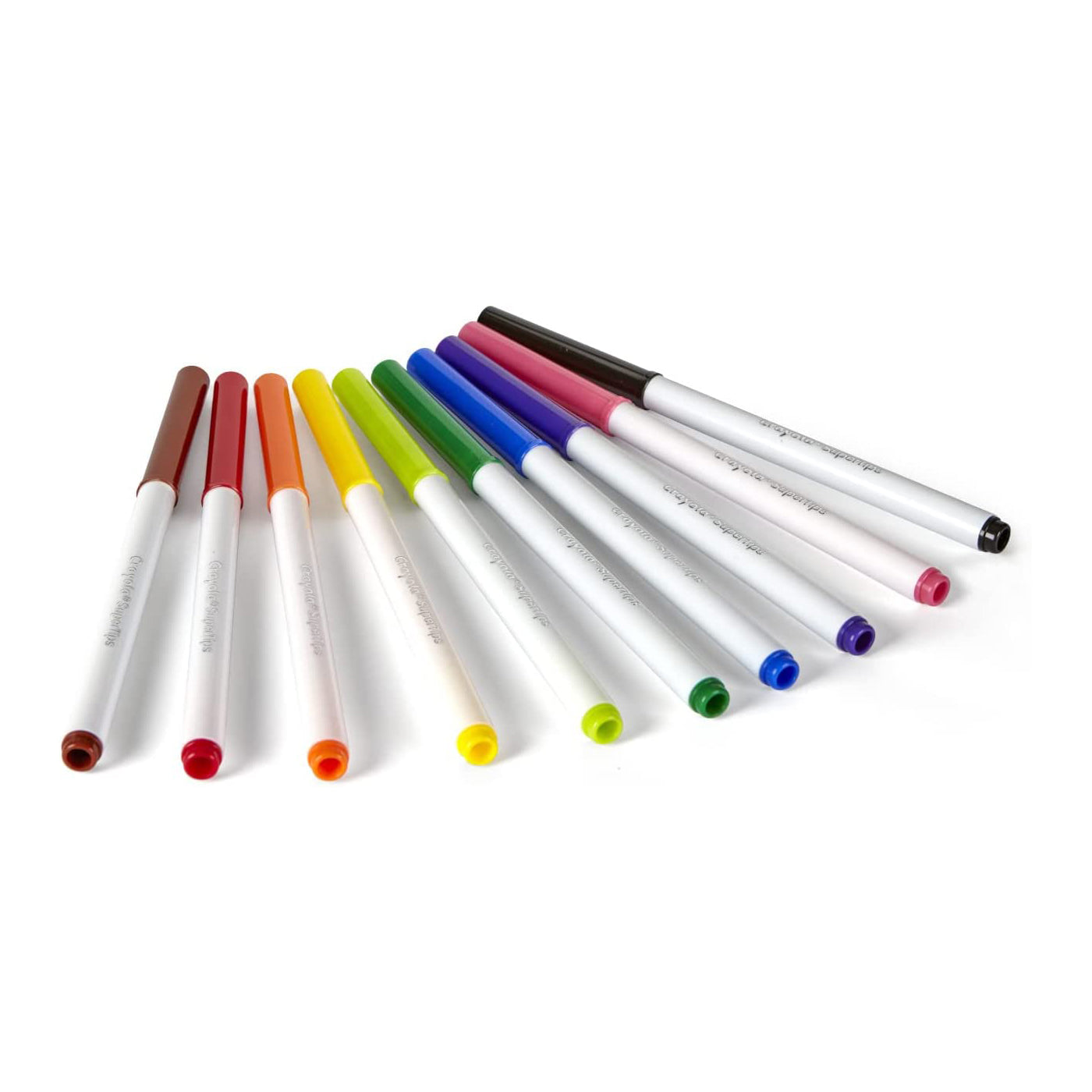 Crayola Super Tips Felt Marker Pens Washable Pack of 10