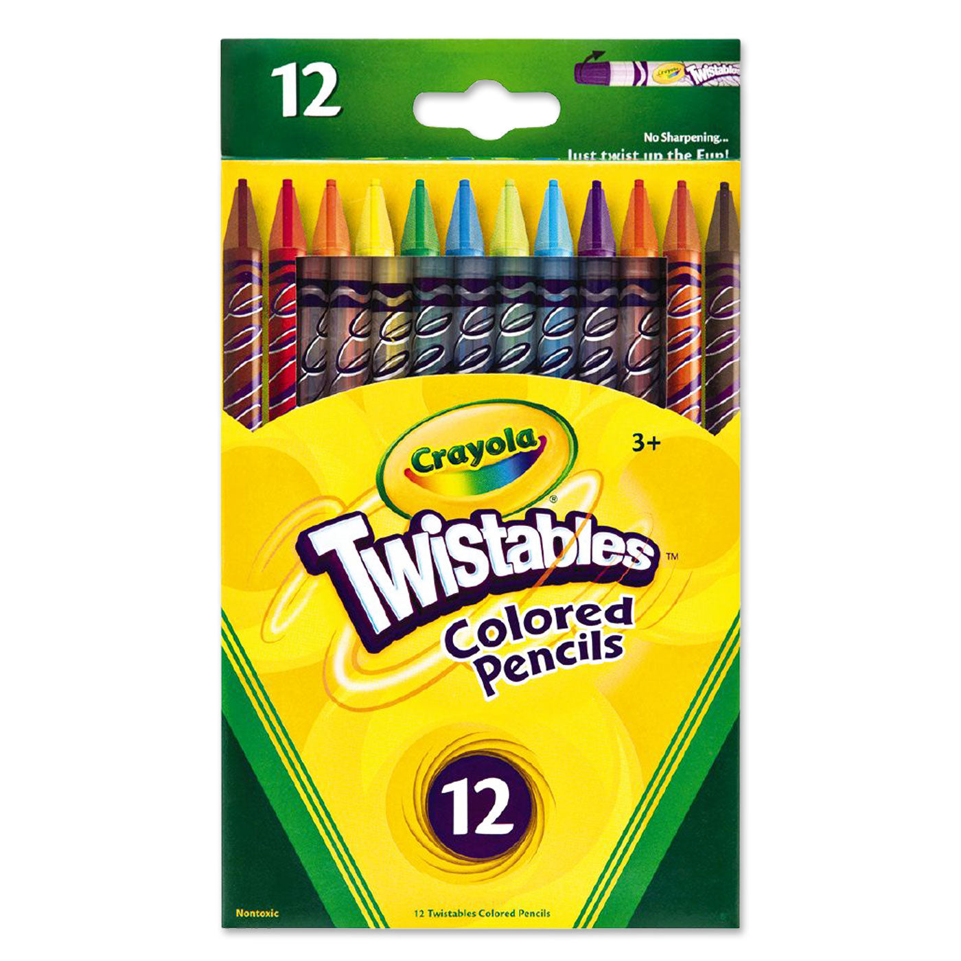 Crayola Twistables Coloured Pencils 12 Pack