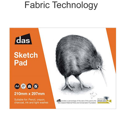 Das Sketch Pad Kiwi 110gsm 20 Sheets A4