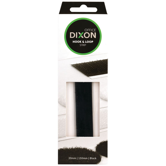 Dixon Self Adhesive Hook & Loop Fastener Strip Black