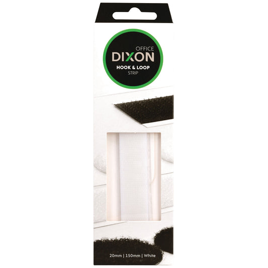 Dixon Self-AdhesiveHook & Loop Fastener Strip 150 MM White