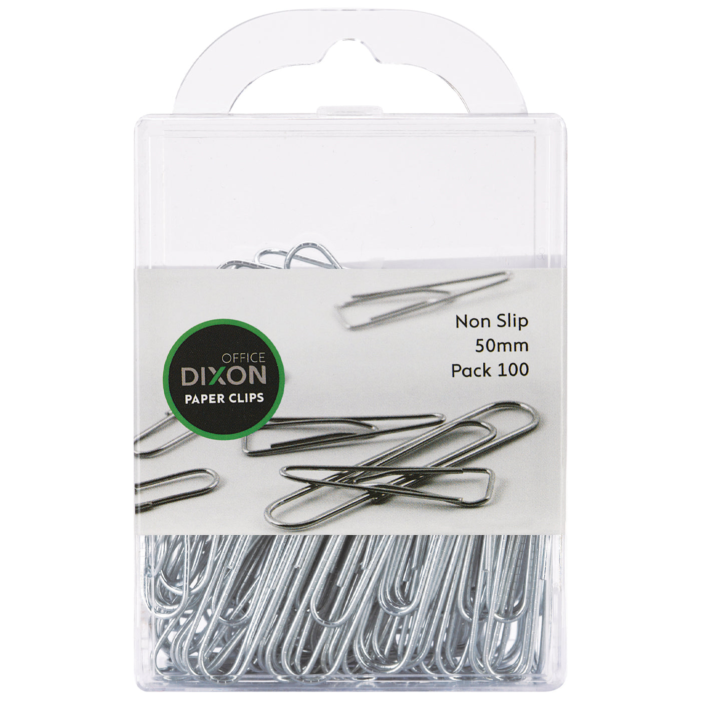 Dixon Non-Slip Paper Clips Triangular 50 mm Pack 100 - School Depot