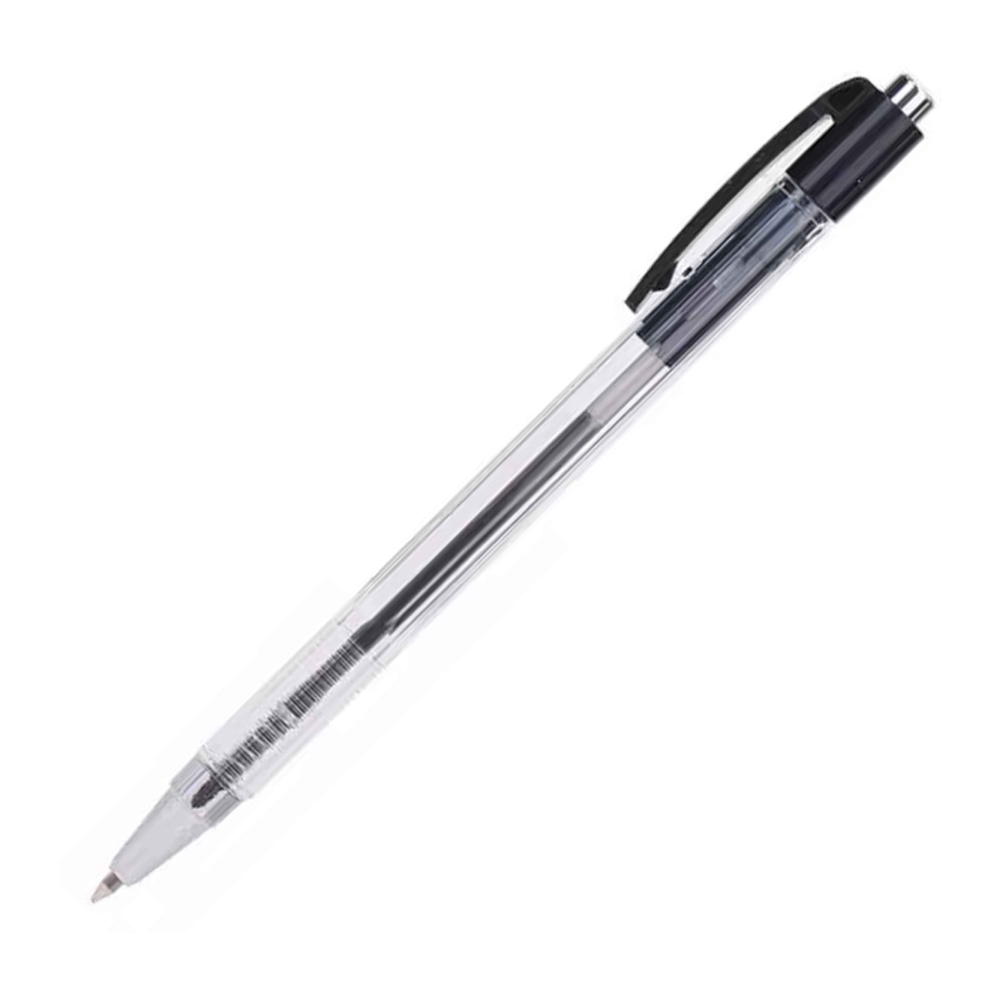 Deli Clic Ballpoint Pen Medium Tip 0.7mm Black