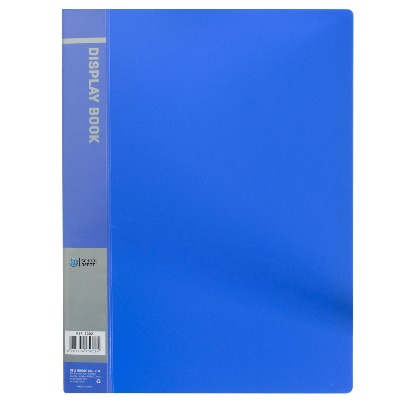 Deli Display Book A4 20 Pocket Blue