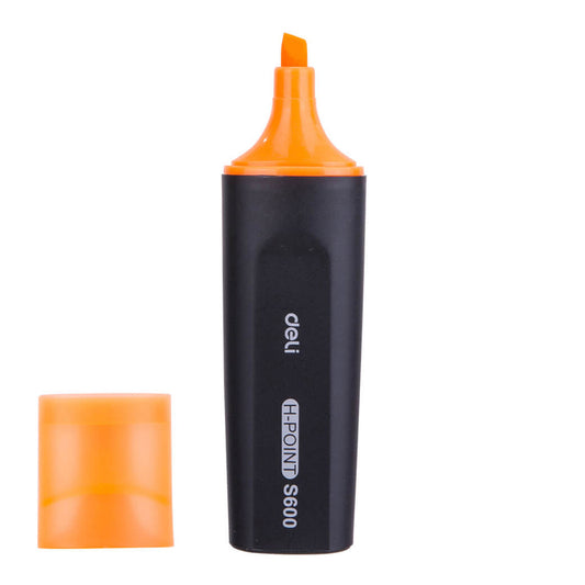 Deli Highlighter Chisel Tip S600 Orange