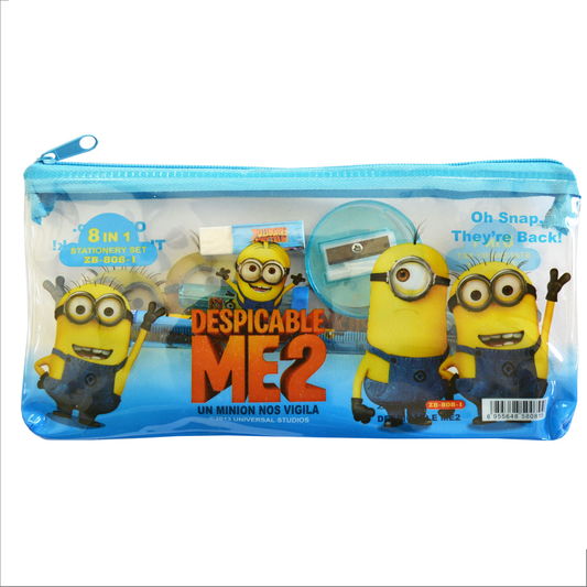 Despicable Me-2 Stationery Set 8 in 1 Blue