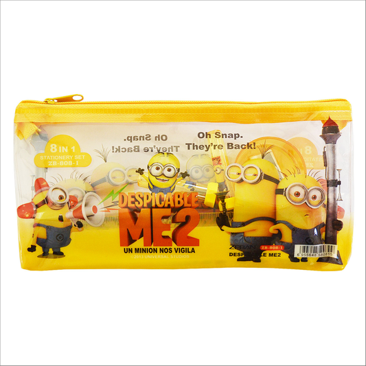 Despicable Me-2 Stationery Set 8 in 1 Yellow