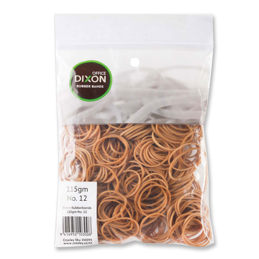 Dixon Rubber Bands 115gm No.12