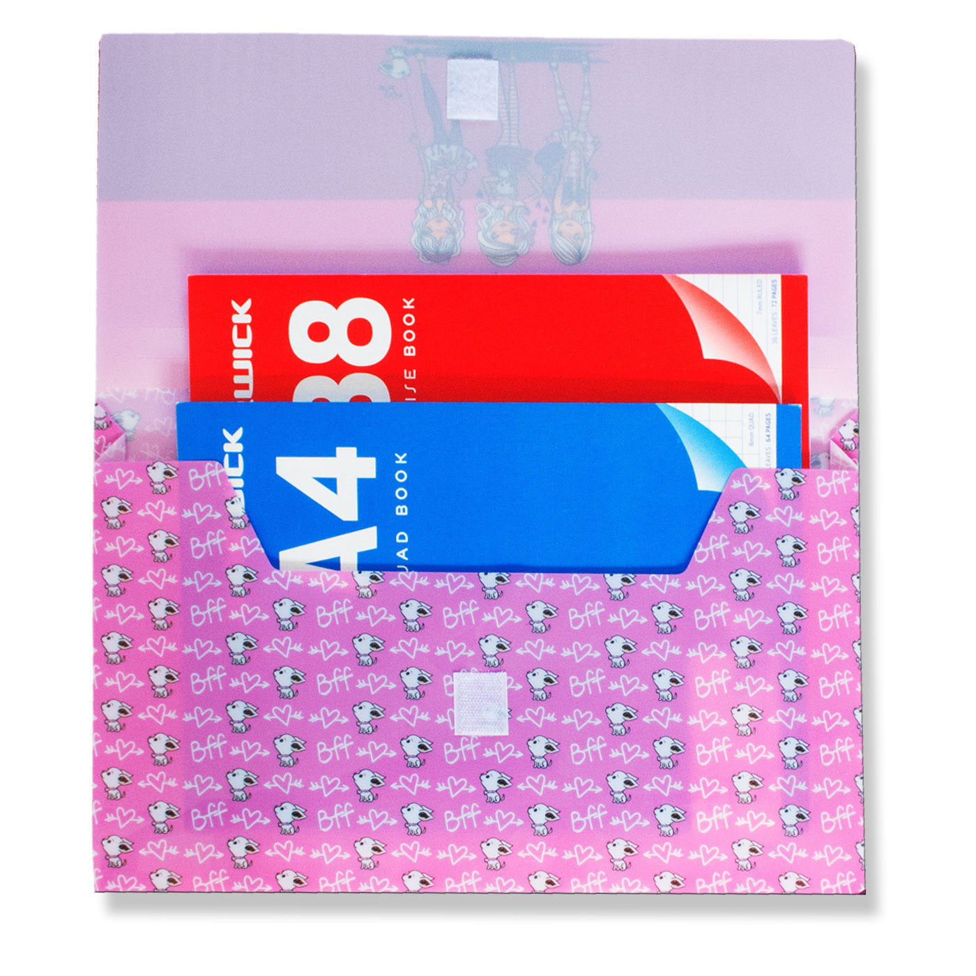 Spencil Document Wallet A4 Large  - Fashion Friends - School Depot NZ
 - 2