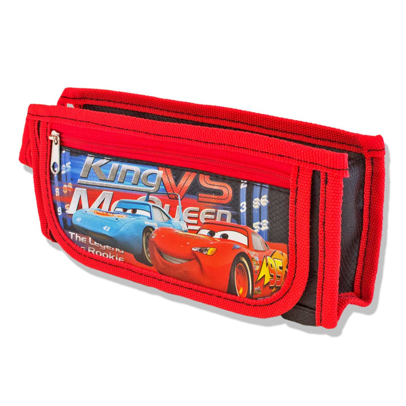 Double Zip Pencil Case Organiser Cars Lightning McQueen