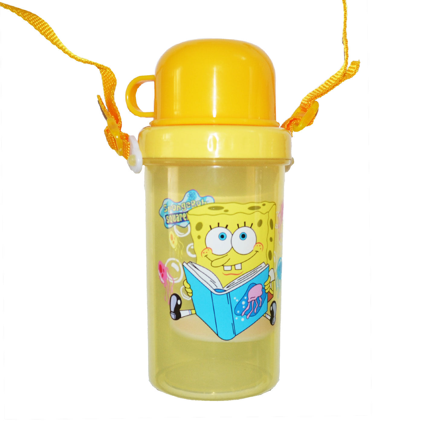 Kids Drink Bottle with Cup 550ml Spongebob