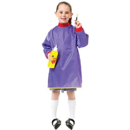 EC Art Smock Junior Ages 5 to 8 Years Purple - School Depot NZ