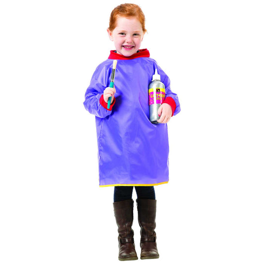 EC Art Smock Toddler Ages 2 to 4 Years Purple