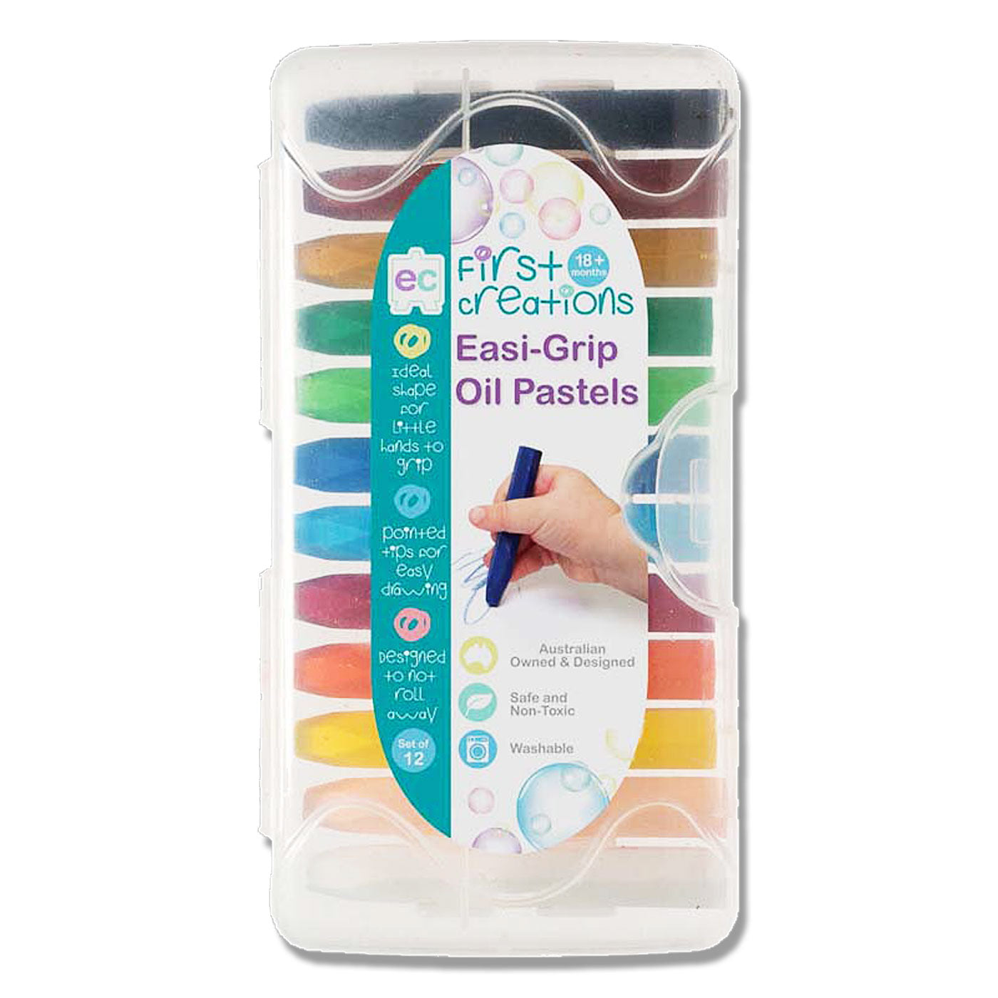 ECFirst Creation Easi-Grip Oil Pastels 12 Pack