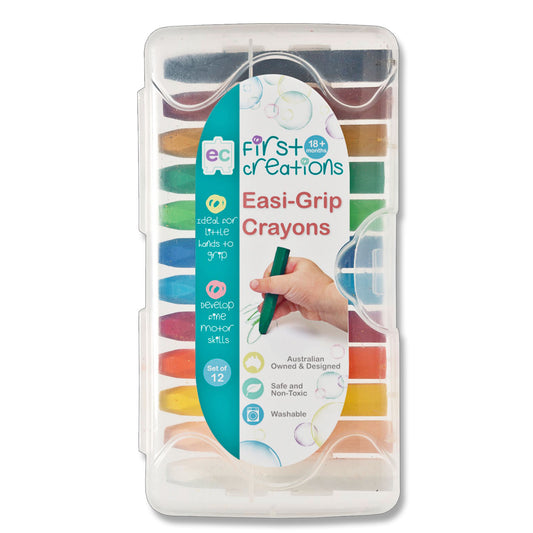 EC Easi-Grip Crayons Pack of 12