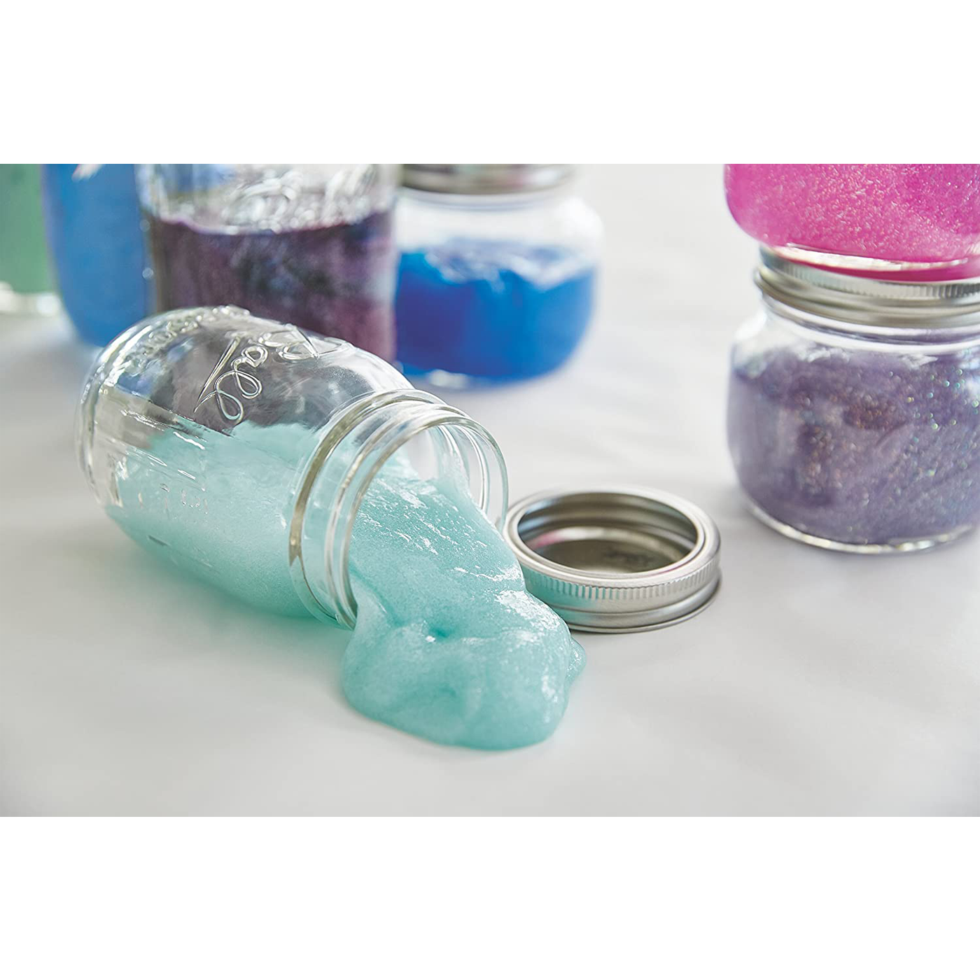 Elmer's White Glue Slime Making