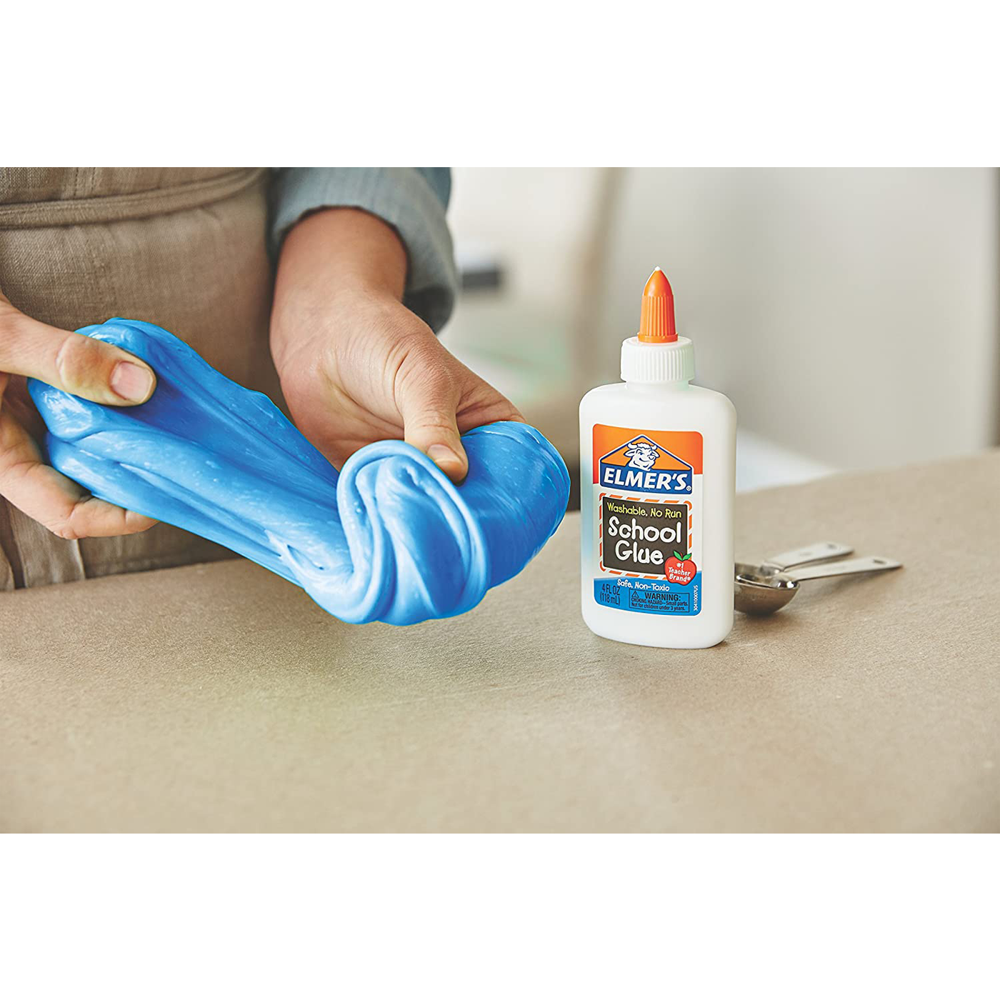 Elmers White Glue Slime Making