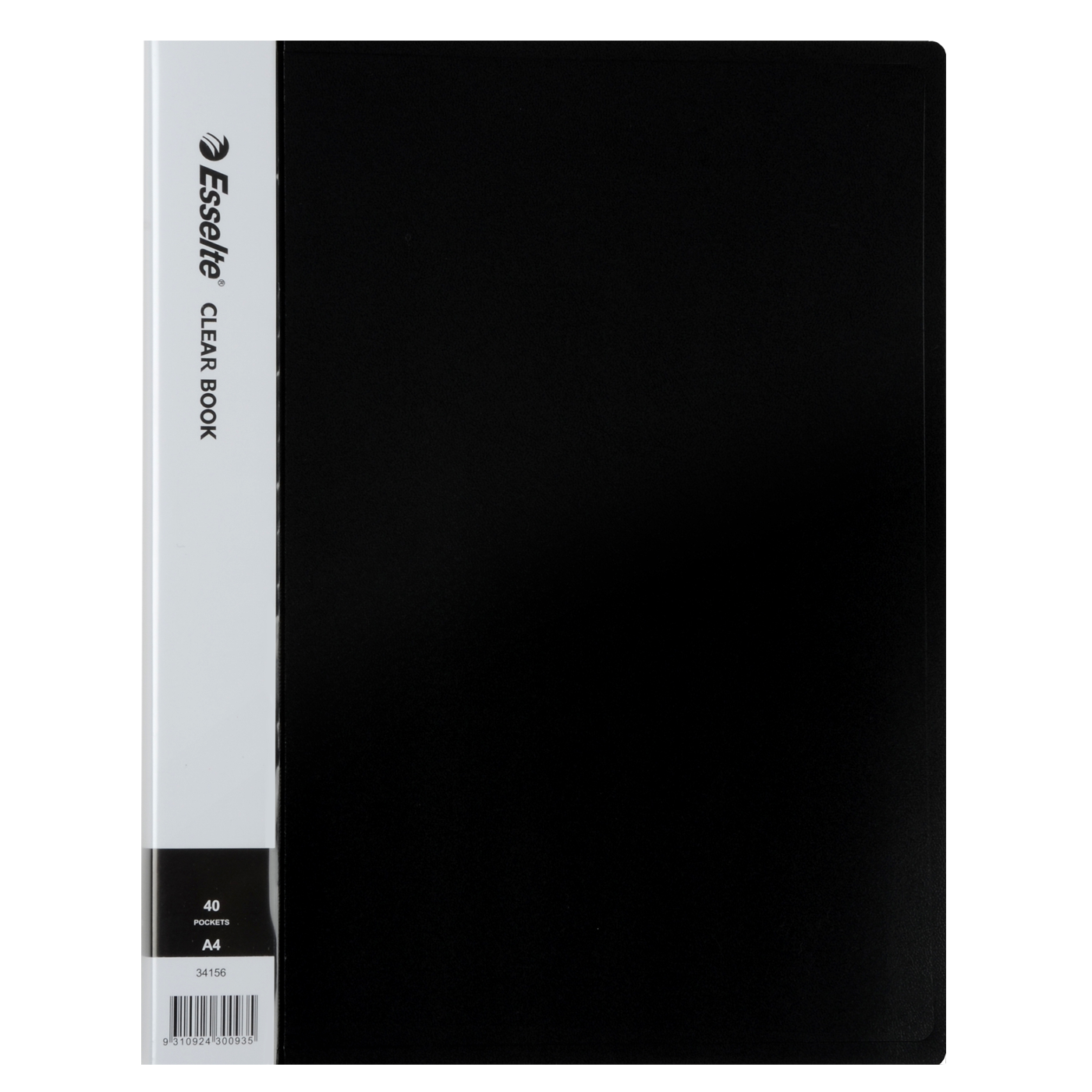 Esselte Display Book 40 Pocket Clear Black