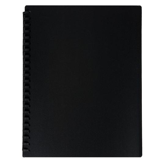 Esselte Refillable Display Book A4 20 Pocket Black