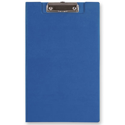 FM Clipboard with Flap Foolscap Blue