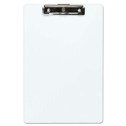 FM Clipboard Clear Transparent Plastic Foolscap