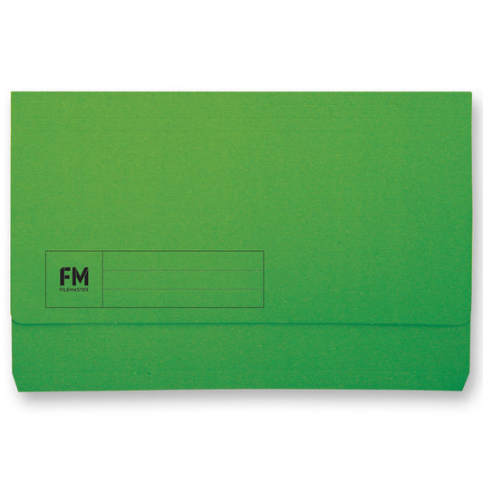 FM Document Wallet Foolscap Green