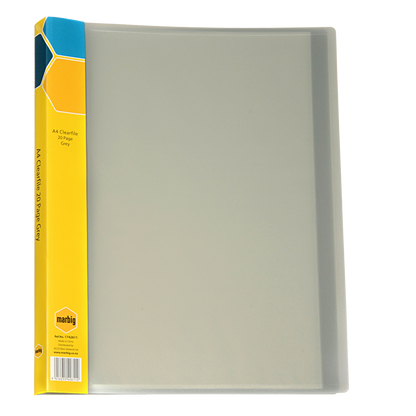 Marbig Display Book A4 20 Pocket Grey