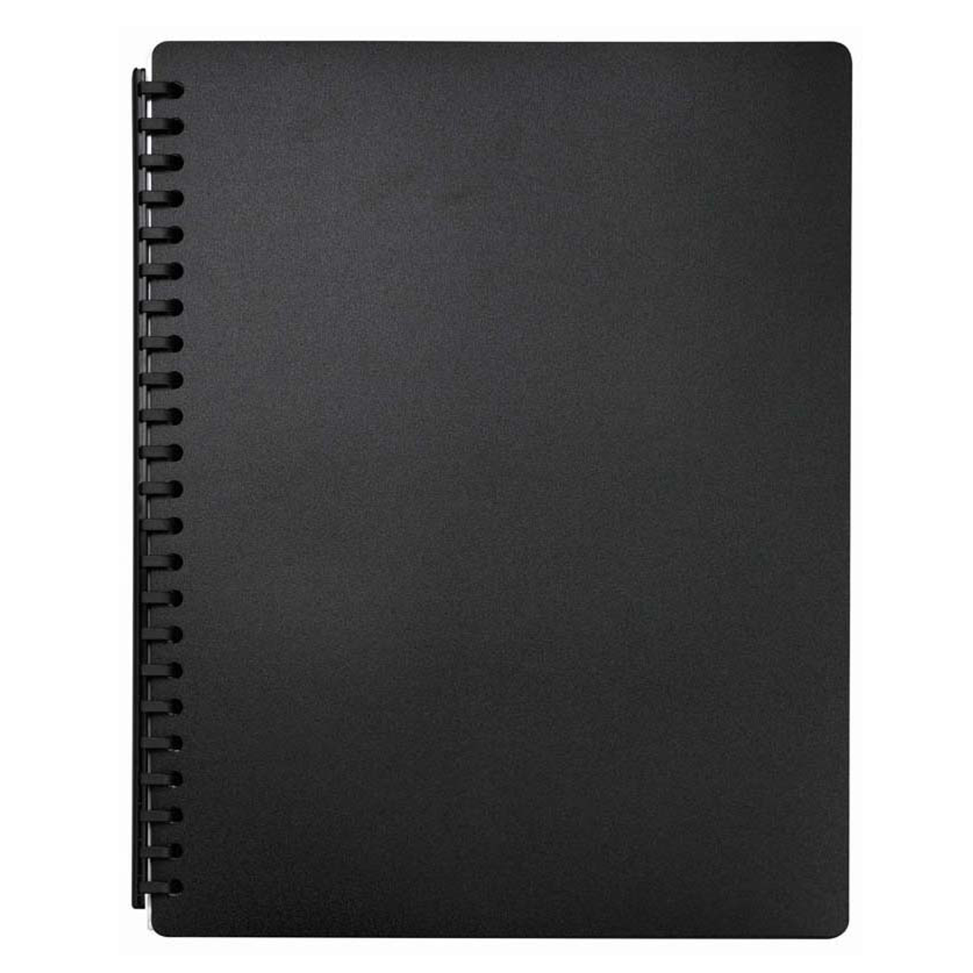 FM Display Book A4 Refillable 20 Pocket Black