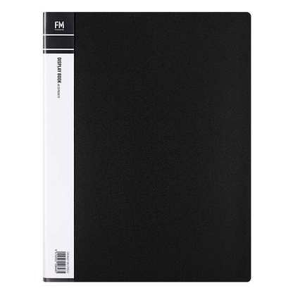 FM Display Book A4 20 Pocket Assorted