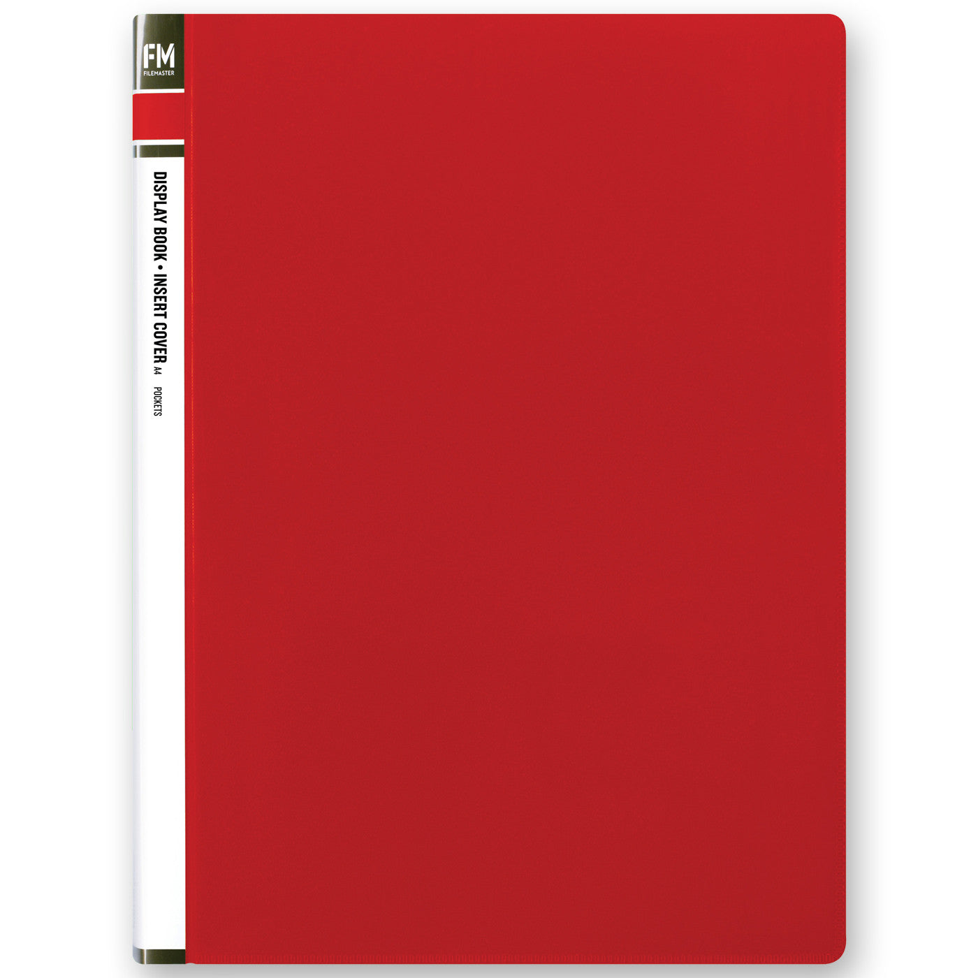 FM Display Book A4 10 Pocket Red