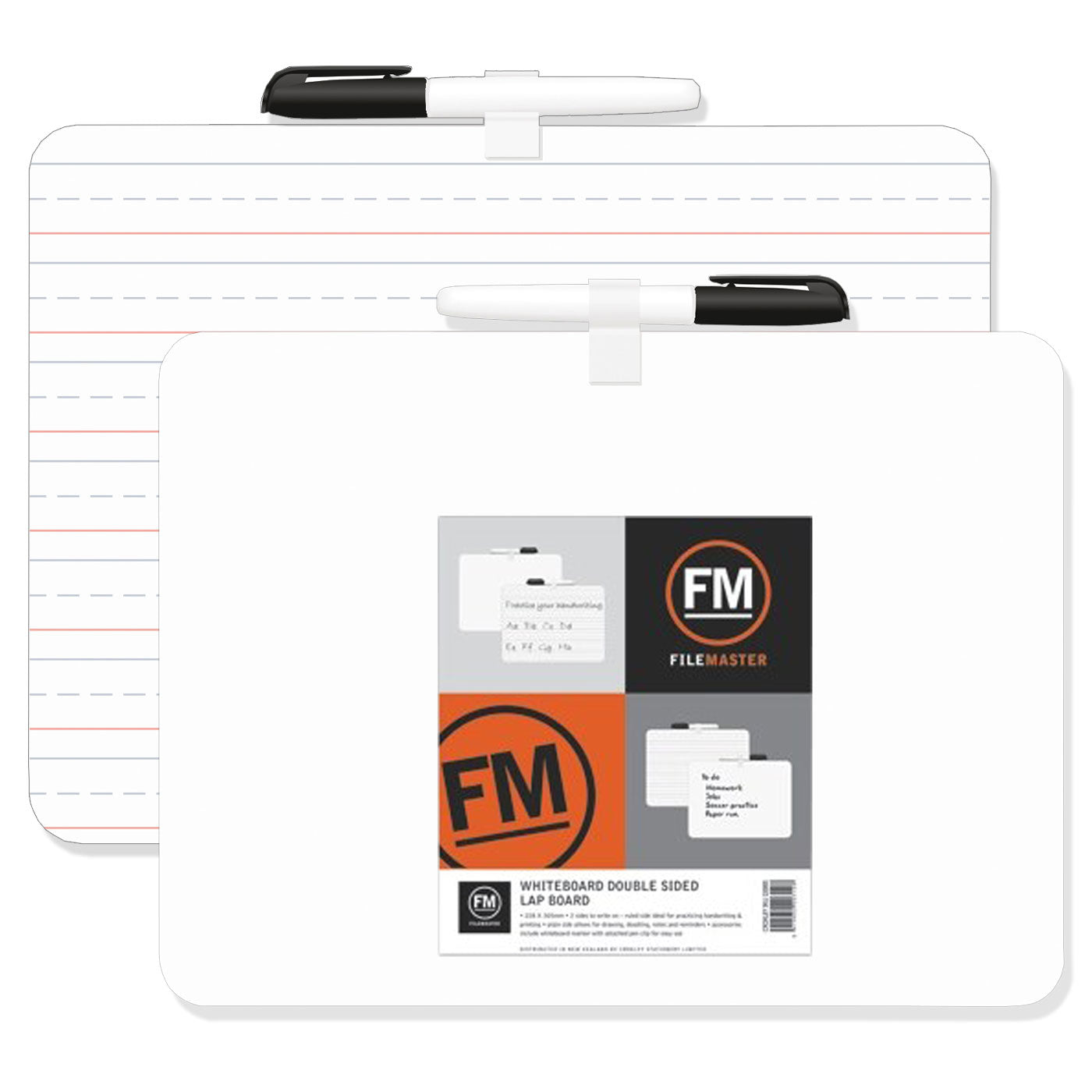 FM Double Sided Lapboard Non-Magnetic 226x300mm - School Depot