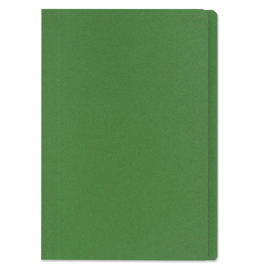 FM Manilla Folder Foolscap with Paper Fastener Green